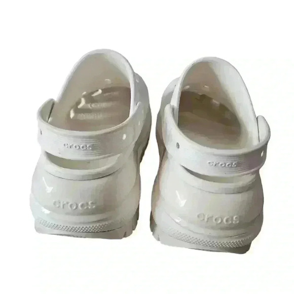 Crocs Classic Unisex White Mega Crush Clog 10 W 8 M - Picture 4 of 14